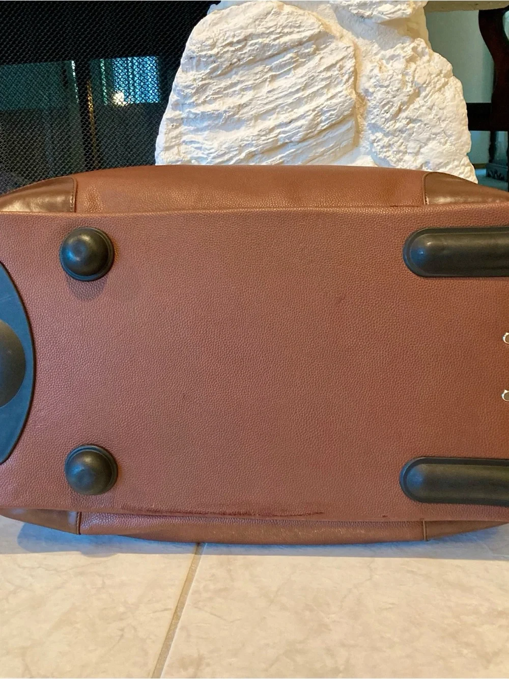 NWOT Davidson rolling duffel bag by “Brouk” and Co.